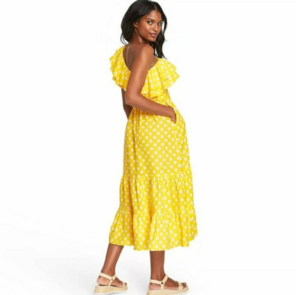 🇺🇸 Lisa Marie Fernandez x Target Polka Dot 1 Shoulder - Picture 3 of 5